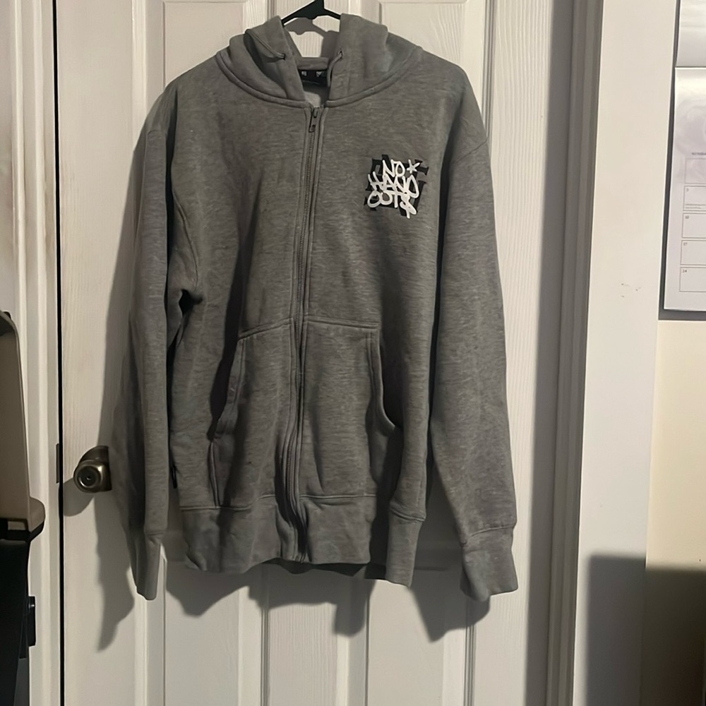 Flag nor Fail No Hand Outs zip hoodie